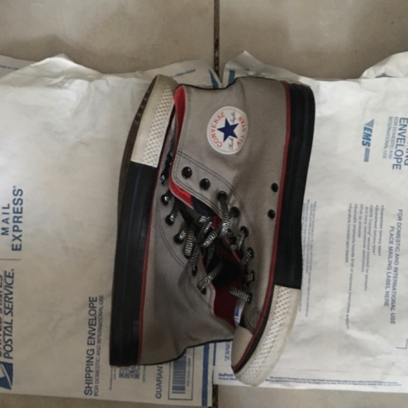 Men’s Converse All-Star high tops gray Sneakers Shoes size 12 - Picture 2 of 16